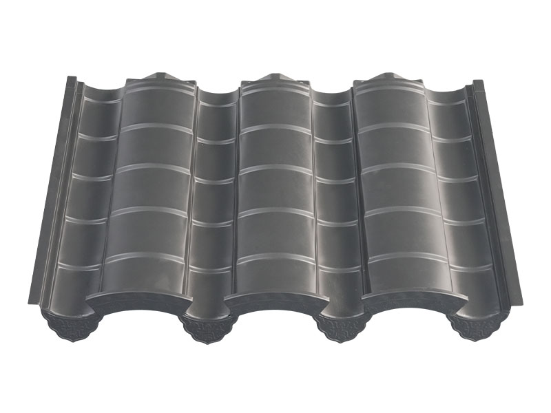 অ্যালুমিনিয়াম ম্যাগনেসিয়াম ম্যাঙ্গানিজ হুই স্টাইল অ্যান্টিক ইন্ডিগো ধাতব ছাদ টাইল