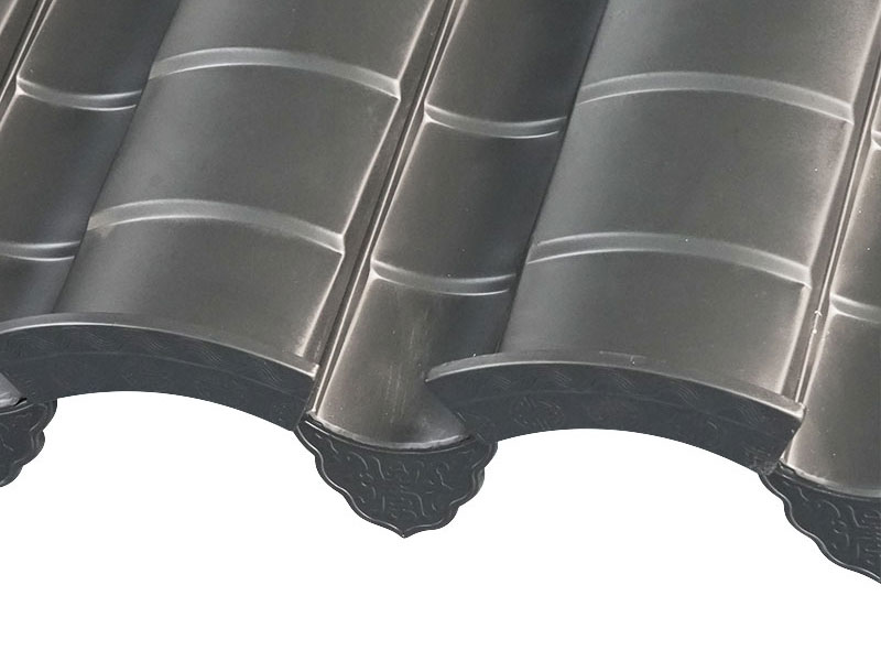 অ্যালুমিনিয়াম ম্যাগনেসিয়াম ম্যাঙ্গানিজ হুই স্টাইল অ্যান্টিক ইন্ডিগো ধাতব ছাদ টাইল