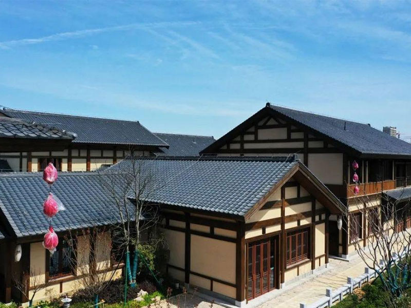 অ্যালুমিনিয়াম ম্যাগনেসিয়াম ম্যাঙ্গানিজ জাপানি স্টাইল ধাতব ছাদ টাইল