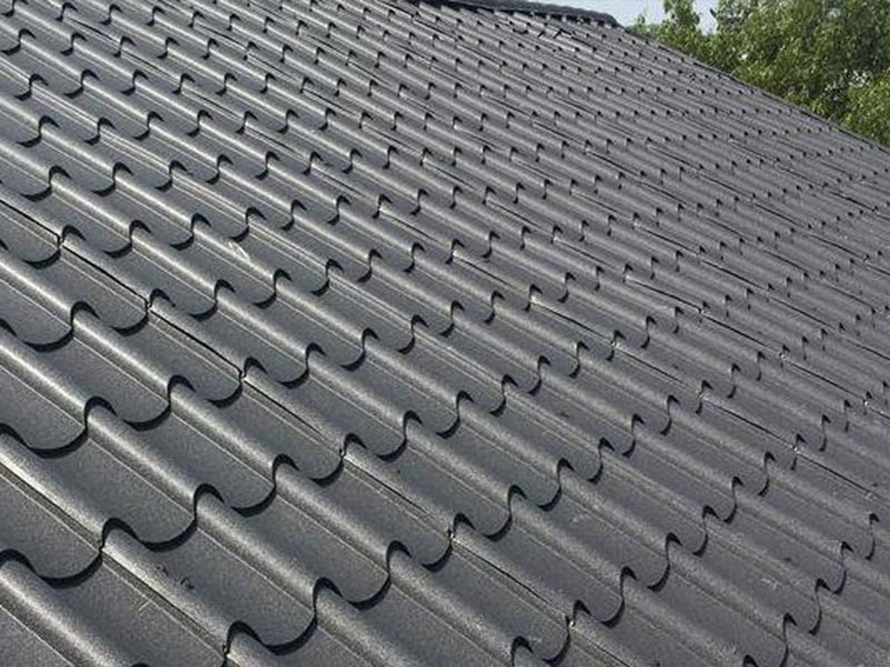 অ্যালুমিনিয়াম ম্যাগনেসিয়াম ম্যাঙ্গানিজ ওয়ান-পিস বাঁশ জয়েন্ট মেটাল ছাদ টাইলস