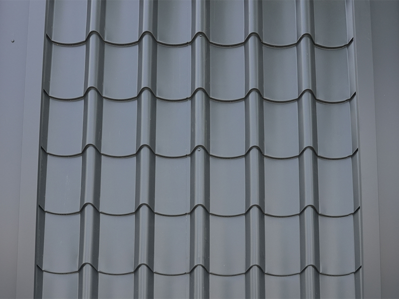 অ্যালুমিনিয়াম ম্যাগনেসিয়াম ম্যাঙ্গানিজ ওয়ান-পিস বাঁশ জয়েন্ট মেটাল ছাদ টাইলস