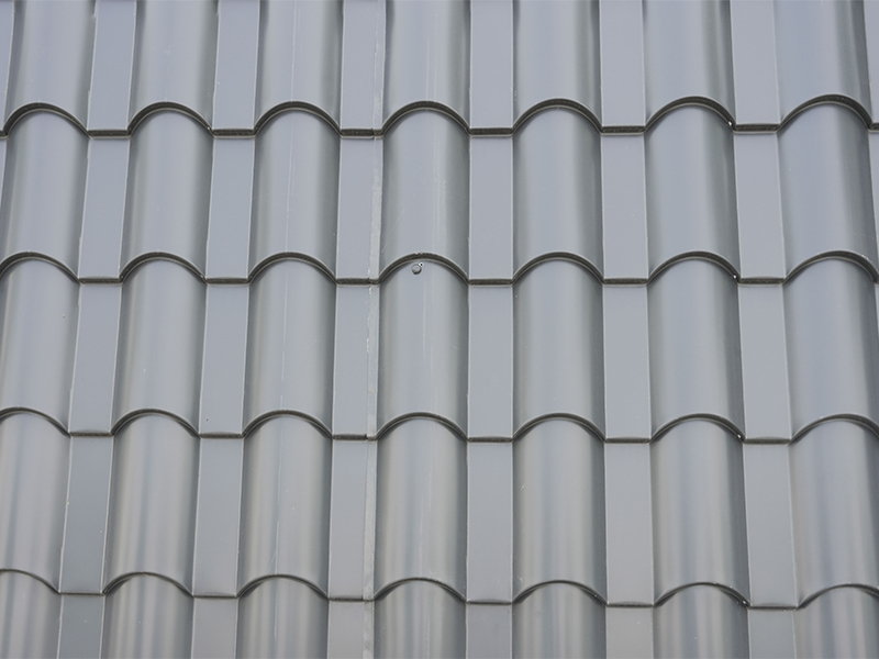 অ্যালুমিনিয়াম ম্যাগনেসিয়াম ম্যাঙ্গানিজ এক-পিস ওয়েভ ধাতব ছাদ টাইলস